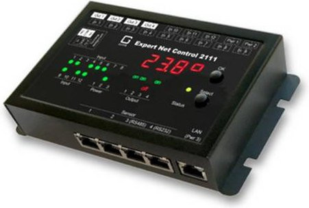Güde 2111-2 Expert Netcontrol 4 TCP/IP PoE mit 4 Relaisausgängen und 12 passiven Signaleingängen in Schwarz - Bild 1