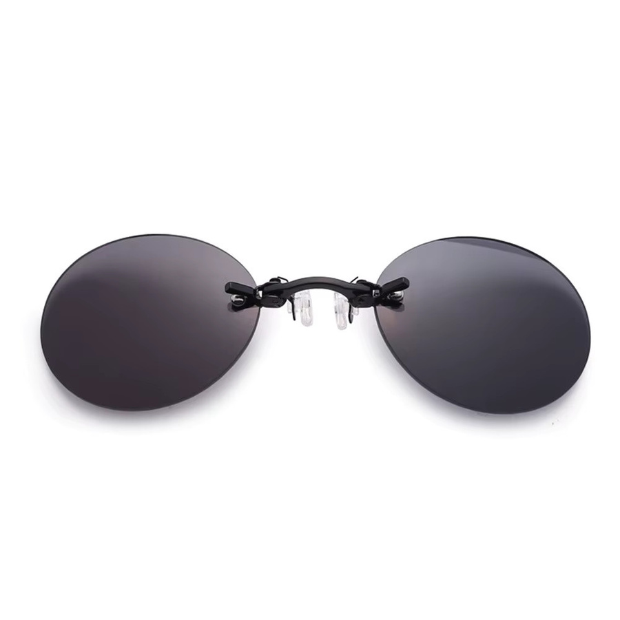 Matrix Morpheus Sonnenbrille, randlos, rund, Metall, Herren - Bild 3