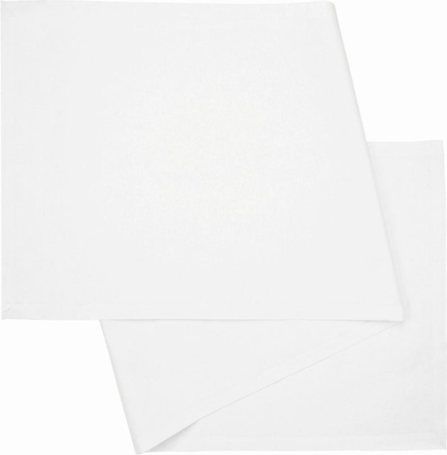Mömax Tischläufer Steffi Weiß aus Baumwolle B: 45 cm, L: 150 cm - Bild 1