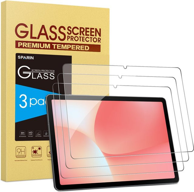 3er-Pack Displayschutzfolie aus gehärtetem Glas für Samsung Galaxy Tab A9+, transparent - Bild 1