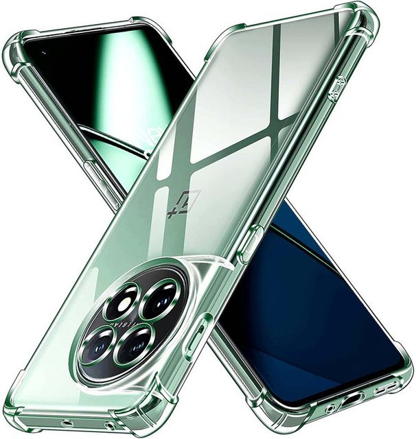 Stoßfeste transparente Silikon-Schutzhülle für OnePlus 11 5G 11R 10T 10R 10 Pro 9 Pro 8 8T 7T mit 1,5 mm Air-Bag-Schutz - Bild 1