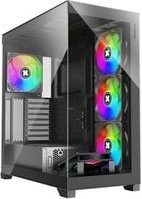 Xilence Gleam Midi-Tower PC-Gehäuse mit Seitenfenster in Schwarz - Bild 1