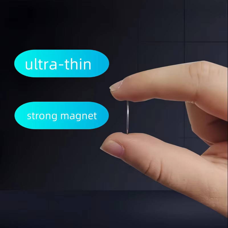 KePaQi Magnete, kreisförmig, 10-teiliges Set, Grau - Bild 3