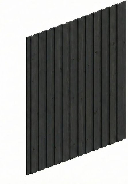 SKANHOLZ Carport-Seitenwand aus Fichte in Anthrazit und Schwarz, B: 330 cm, H: 230 cm - Bild 2