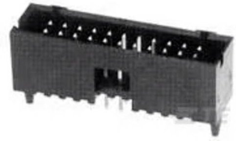 TE Connectivity Einbau-Stiftleiste Standard 5-104317-2 in Schwarz aus Kunststoff - Bild 1