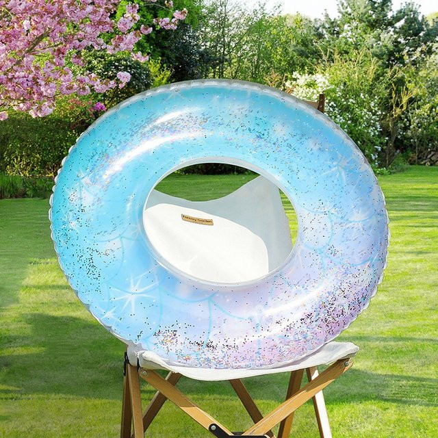 CatXaa Aufblasbarer Schwimmring, Pailletten, Bunt / Mehrfarbig - Bild 1