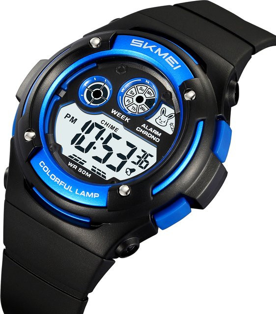 SKMEI Digitaluhr, Kunststoff, Kinder, 5 ATM, Alarm, Chronograph - Bild 1