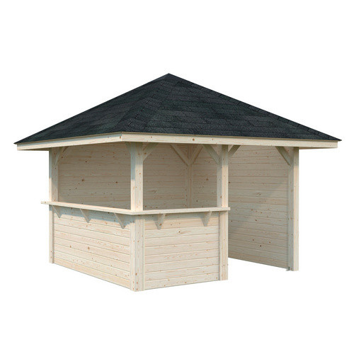 PALMAKO Pavillon Bianca Set 103 aus Fichtenholz in Braun, B/H/T: 300 x 319 x 300 cm - Bild 2