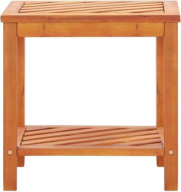 vidaXL Beistelltisch aus Akazienholz Massiv in Braun, B/T/H: 45 x 33 x 45 cm - Bild 1