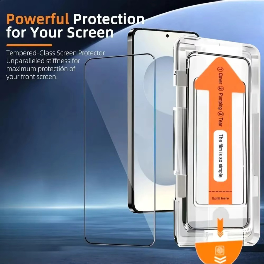 ZMZE 3er-Pack HD Vollabdeckung Panzerglas für Samsung Galaxy S26 S25 S24 S23 S22 S21 Ultra Plus FE in Transparent mit Ein-Klick-Installation - Bild 2