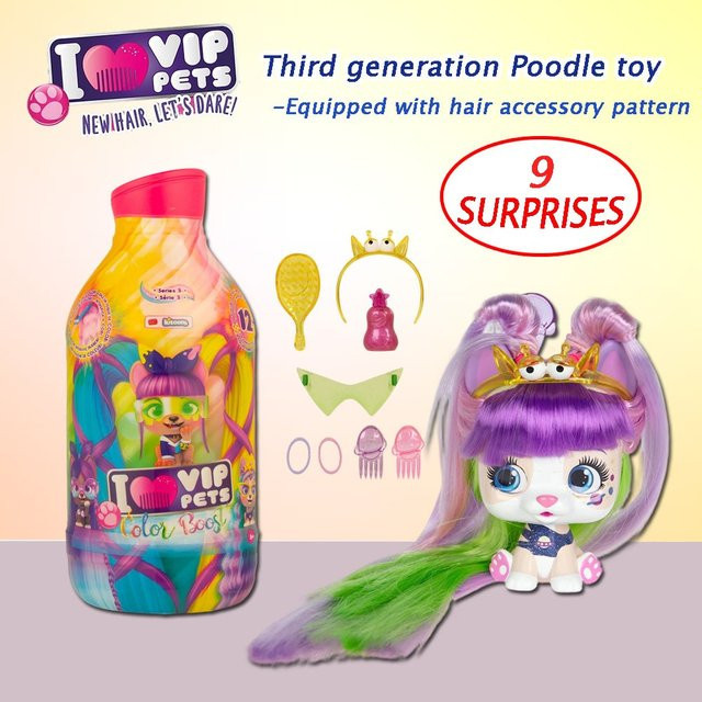 VIP Pets Color Boom Überraschungsspielzeug Flaschenserie 3, Haustierpuppe, ab 3 Jahren - Bild 1