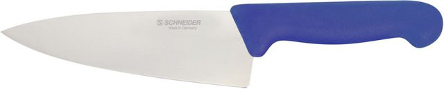 Schneider Kochmesser mit Schutzhülle aus Edelstahl in Blau, Klingenlänge: 16 cm - Bild 1