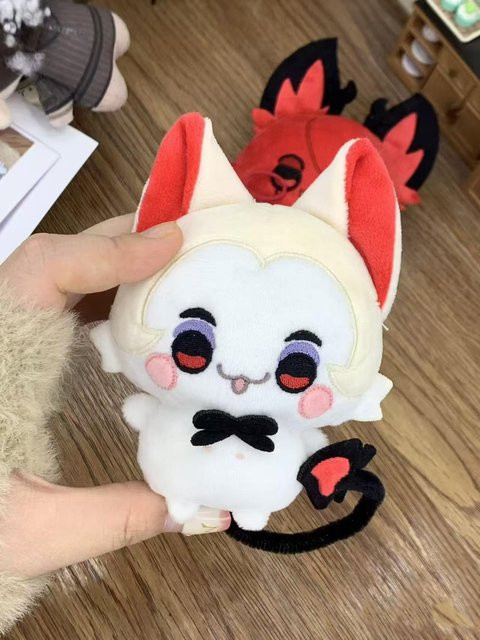 Yiran toy Hazbin Hotel Lucifer Alastor Plüschtier, Stoffpuppe, 10cm - Bild 1