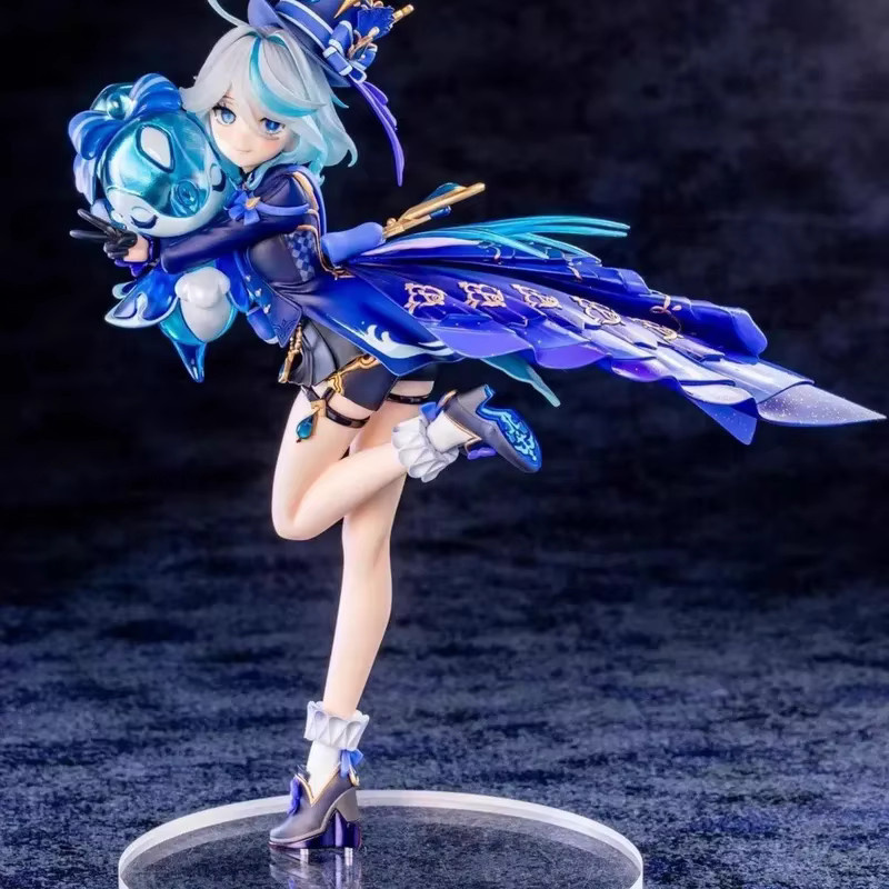 Bandai Genshin Furina Actionfigur, Kunststoff, Blau - Bild 3