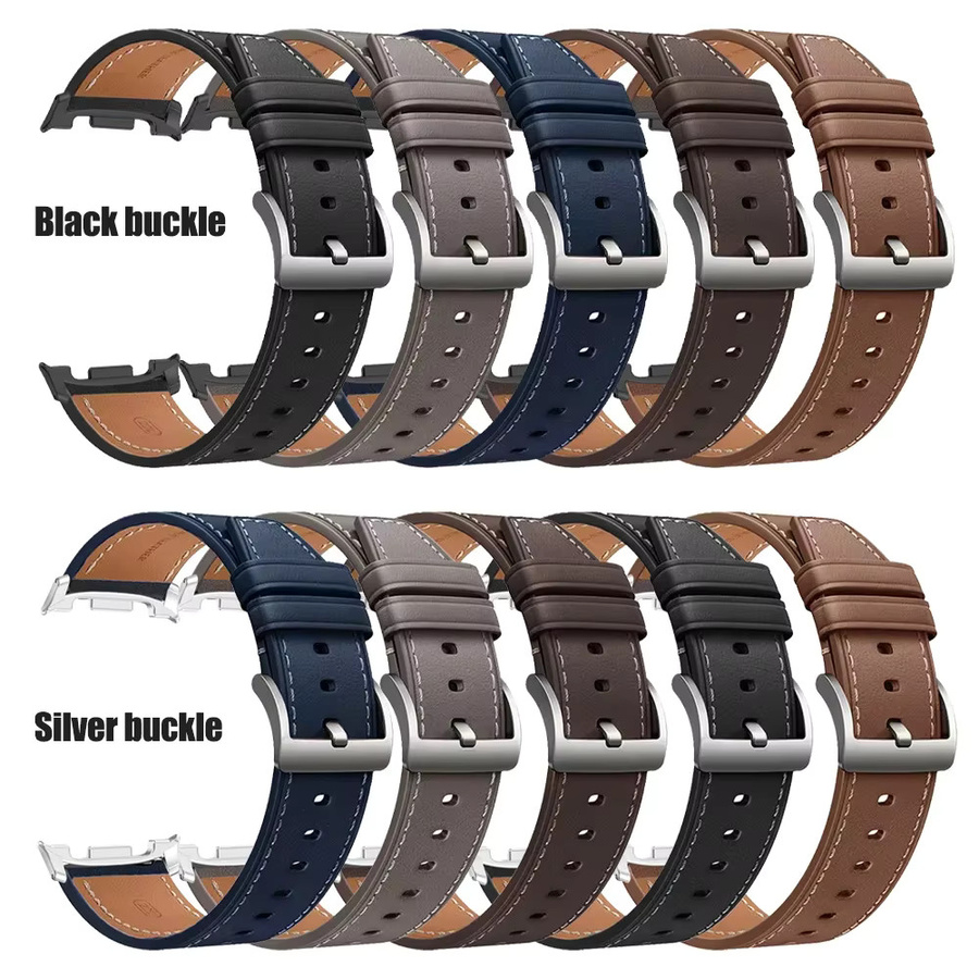 No Gaps Uhrenarmband Leder, Vintage, für Samsung Galaxy Watch - Bild 5