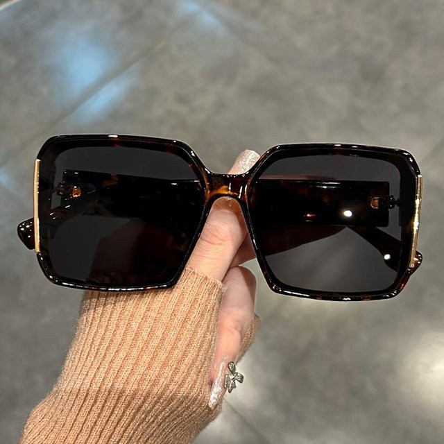 IGNYBURKE Sonnenbrille, quadratisch, Vollrand, Kunststoff, Unisex, multicolor, brown - Bild 1