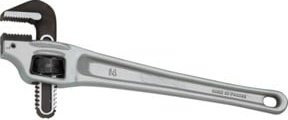 Facom Rohrzange aus gehärtetem Stahl in Silber, amerikanisches Modell mit 90 Grad Winkel und maximal 60 mm Öffnung - Bild 1