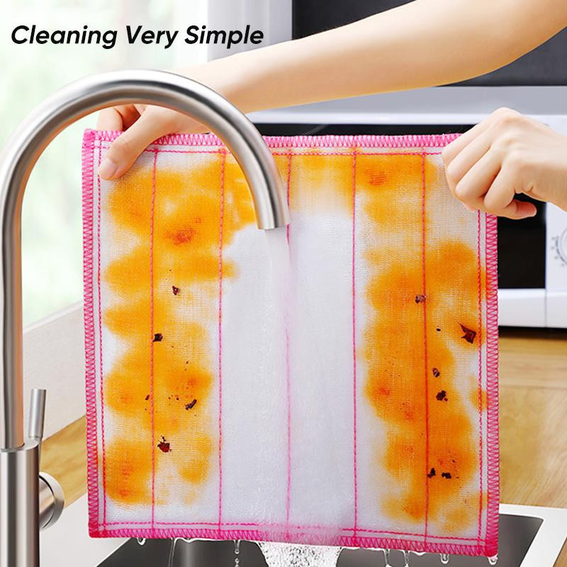 Saugfähiges Mikrofaser Küchenputztuch von Household supplies MH mit 8 Schichten zur Ölentfernung, Breite: 30 cm - Bild 1