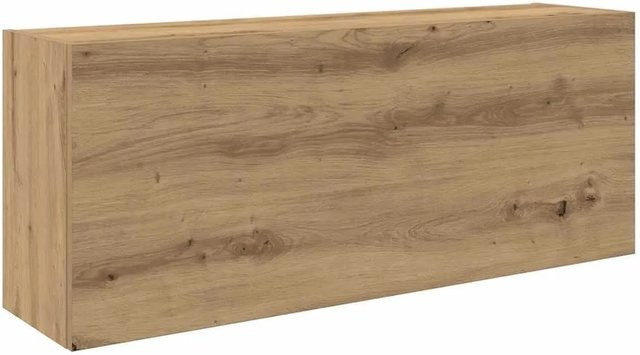 vidaXL Bad-Wandschrank Artisan-Eiche in Braun, B/T/H: 100 x 25 x 40 cm - Bild 1