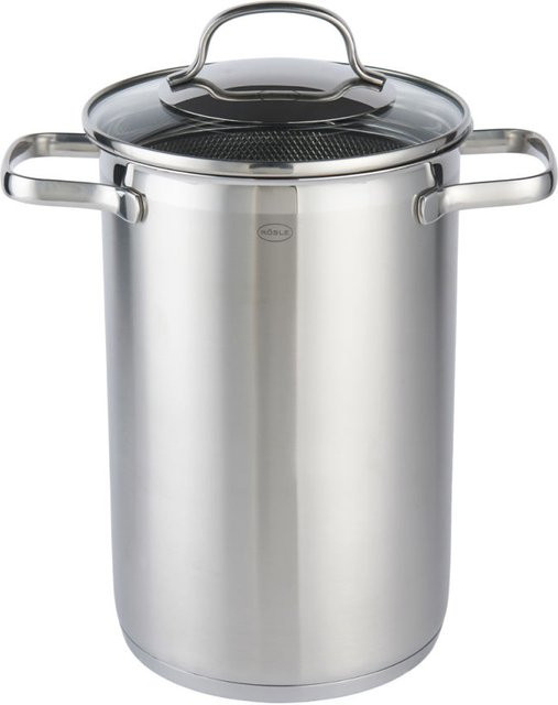 Rösle Spargelkochtopf Elegance Steamer Pot, Silber/Schwarz/Transparent, Höhe: 30,5 cm - Bild 1