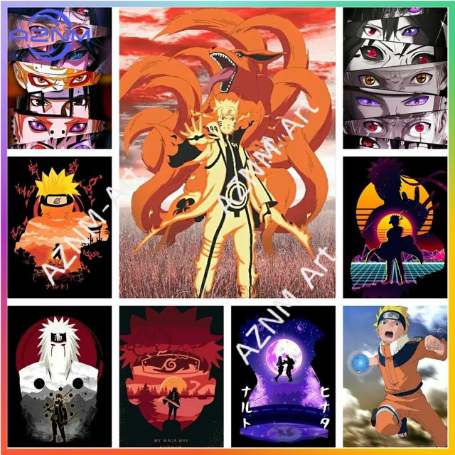 KAYOU Naruto Anime Leinwanddruck Wandbild für deine Heimdekoration in Multicolour - Bild 1