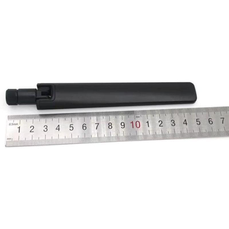 NOWEPOCH 2er-Set Omnidirektionale 4G 5G Antennen mit SMA Stecker/Buchse für WLAN-Router und Signalverstärker, Schwarz, 600-6000MHz - Bild 2