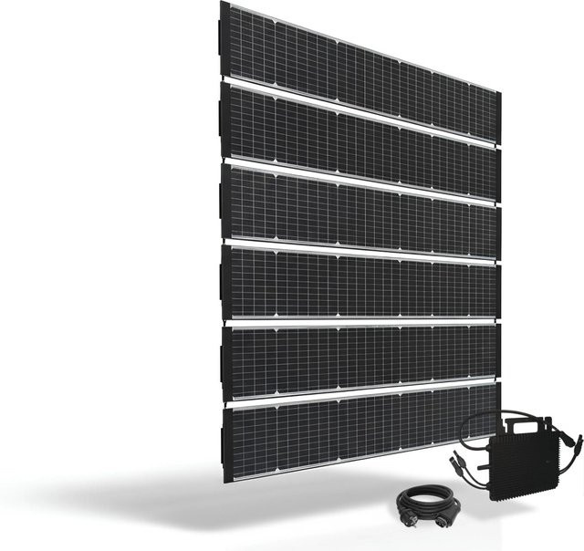 Technaxx Solarzaun-Starterset TX-356 BiDo Flexi - Bild 1