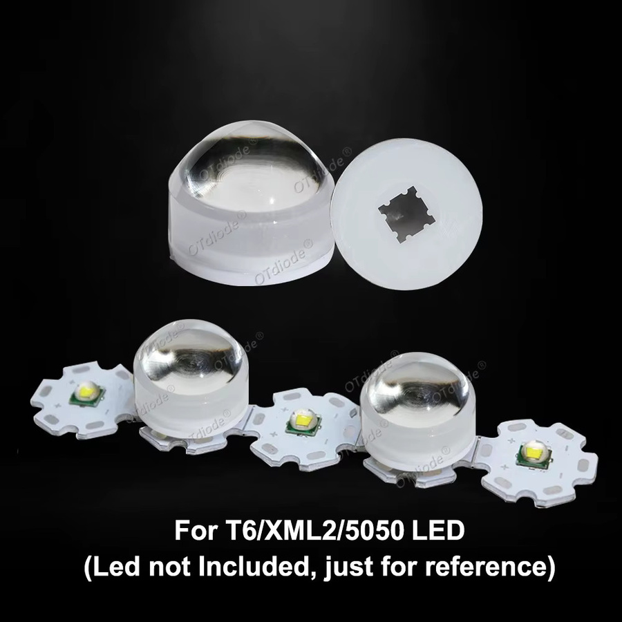 5050 LED-Linse mit 3-Grad-Fokus für SMD, TT6, XXML2 und XHP50,2, transparente optische Linse für Spot-Taschenlampen und Reflektor-Kollimatoren - Bild 2