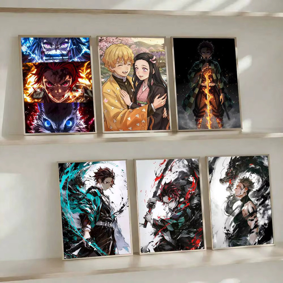 Demon Slayer Anime-Poster Kamado Tanjiro Bandai HD-Leinwand Wandkunst Mehrfarbig - Bild 4