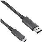 Purelink PureInstall PI6100 USB-C auf USB-A Kabel, USB 3.2 Gen 2, Schwarz, Länge: 5 m - Bild 1