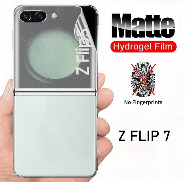 Matte Hydrogelfolie für die Rückseite von Samsung Galaxy Z Flip 7, 6, 5 und 4 - Bild 1