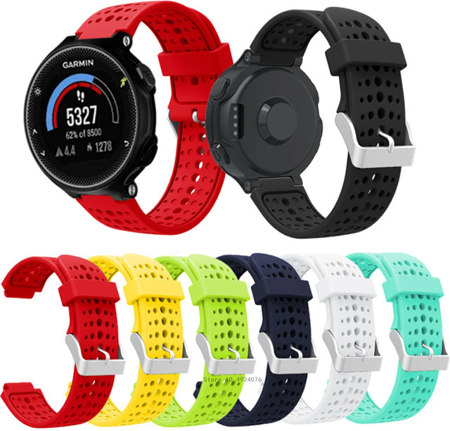 AKBNSTED Uhrenarmband Silikon, Weiß, Unisex - Bild 1