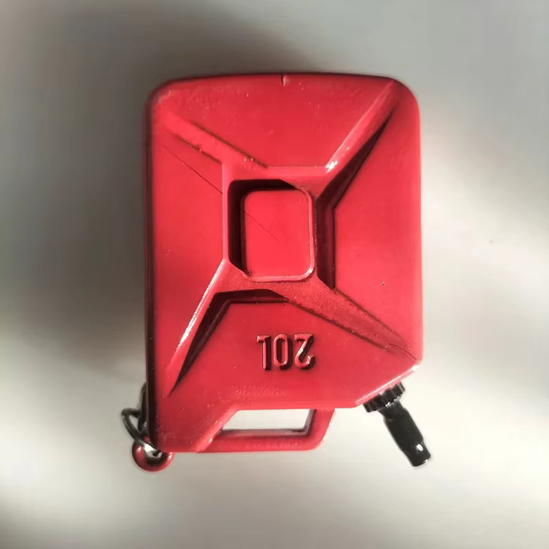 D1RC Metall-Ölfass-Dekoration, Zubehör, 1:10, Rot - Bild 3