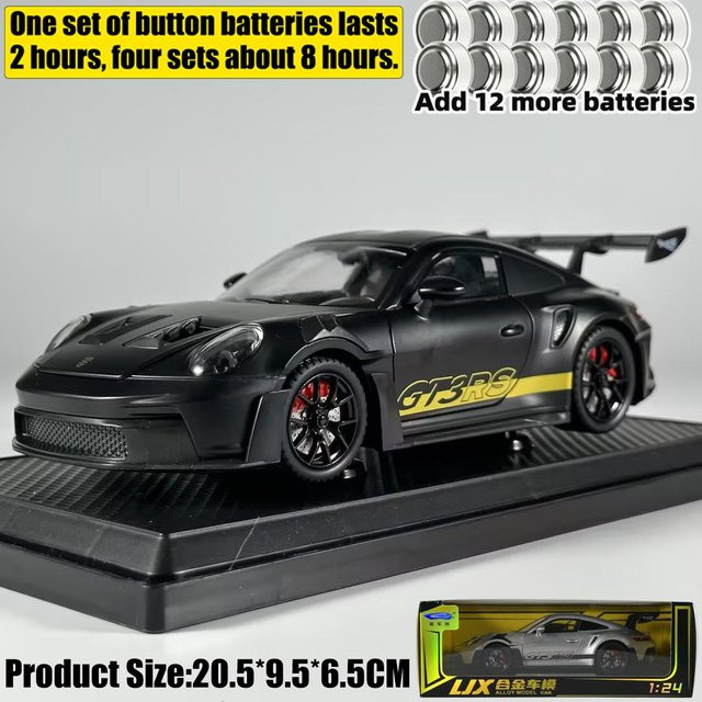 Linyi toy car Porsche 911 GT3 RS 992 Generation, Modellauto, 1:24, Metall, ab 14 Jahren - Bild 1