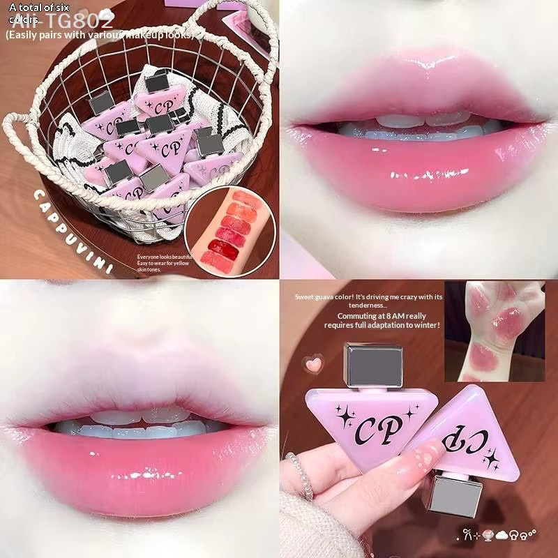 Cappuvini Lipgloss, Dunkelrotbraun, Glänzend - Bild 4