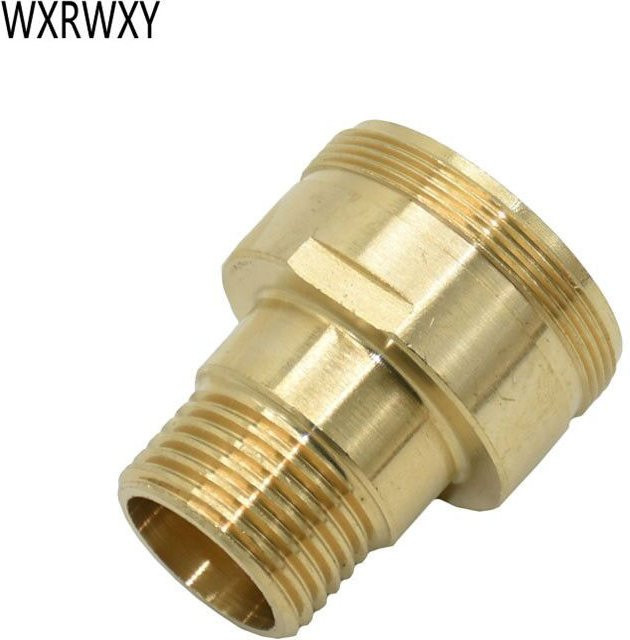 WXRWXY Reduzierungsadapter aus Messing M32 auf 1/2 Zoll Anschluss in Gold/Gelb - Bild 1