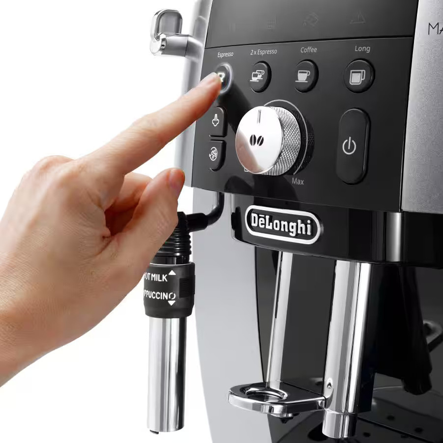 De'Longhi Magnifica S Smart ECAM250.23.SB Kaffemaschine in Silber mit integriertem Mahlwerk für die Tischaufstellung - Bild 4