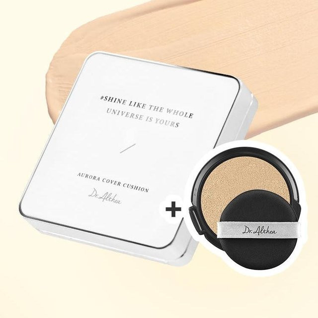 Dr. Althea Aurora Cover Cushion SPF50+, Foundation No.21, 15g + 15g - Bild 1