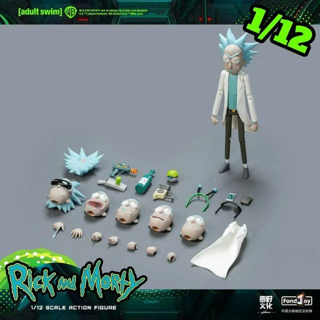 Fondjoy Rick and Morty Actionfigur, 1/12, Einzelfigur - Bild 1