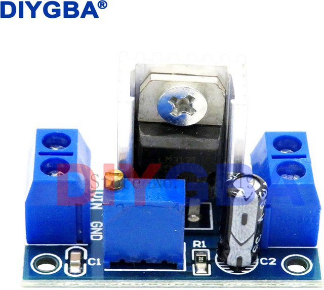 DNIGEF 5er Set LM317 Einstellbare Spannungsregler DC-DC Buck Step Down Konverter Modul in Blau - Bild 1