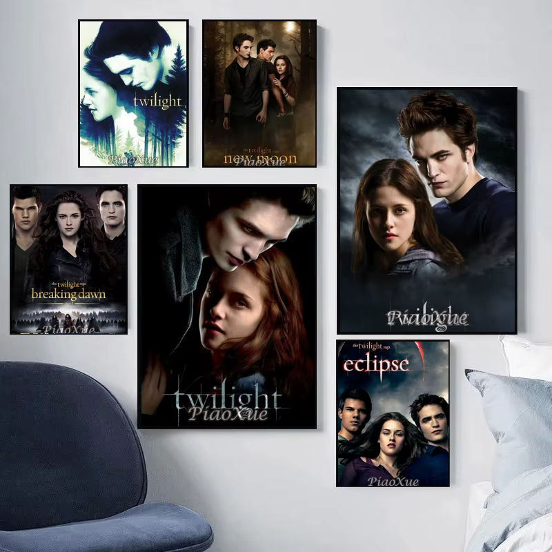 YUTTEE 5D DIY Diamantmalerei Twilight Filmplakat Mosaik-Set mit runden Steinen zur Heimdekoration - Bild 2