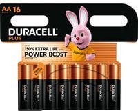 Duracell Alkaline Batterie Plus Extra Life Mignon AA LR06 1,5V, 16 Stück - Bild 1