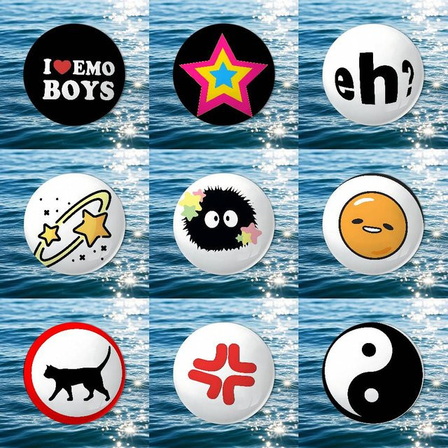 52TOYS Abzeichennadeln I Love Emo Boys - Bild 1