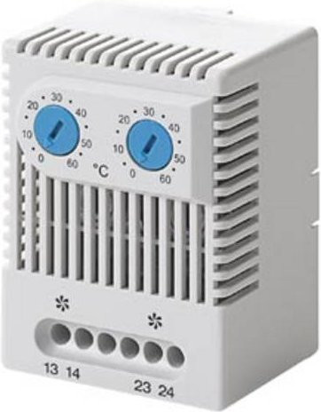 Siemens Thermostat 8MR2170-1EA 250V Weiß, B/T/H: 50 x 46 x 67 mm - Bild 1