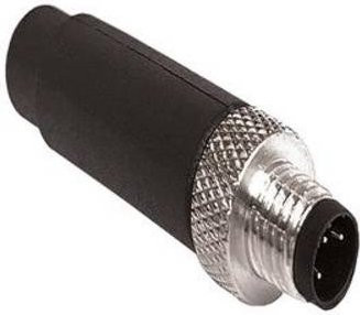 Bulgin Rundsteckverbinder Bulk in Schwarz PXPPVC08FIM03ACL010PVC - Bild 1