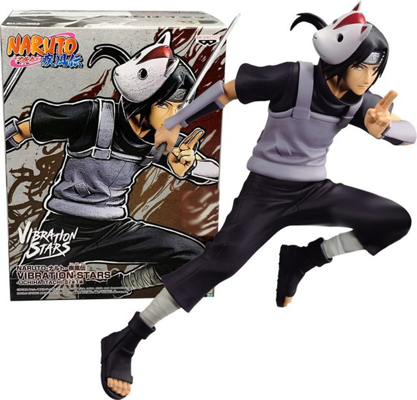 Bandai Naruto Shippuden Uchiha Itachi Actionfigur aus Kunststoff, mehrfarbig, Höhe: 17 cm - Bild 1