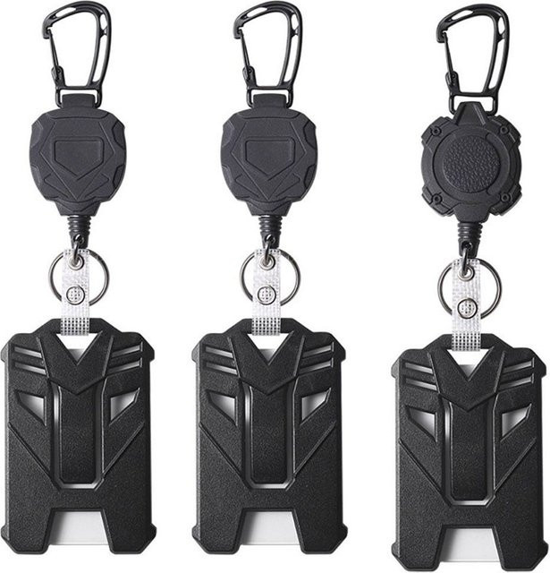 Schlüsselanhänger Stahl, Schwarz, Unisex - Bild 1