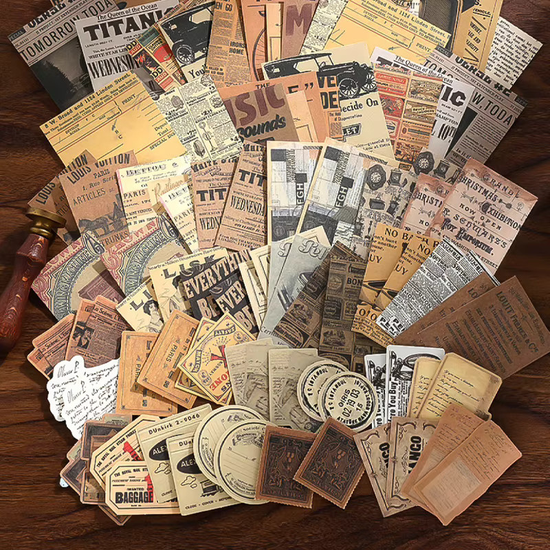 Mr. Paper Old Time Memory Series Vintage Scrapbook Papier, 100 Blatt, Multicolour - Bild 4