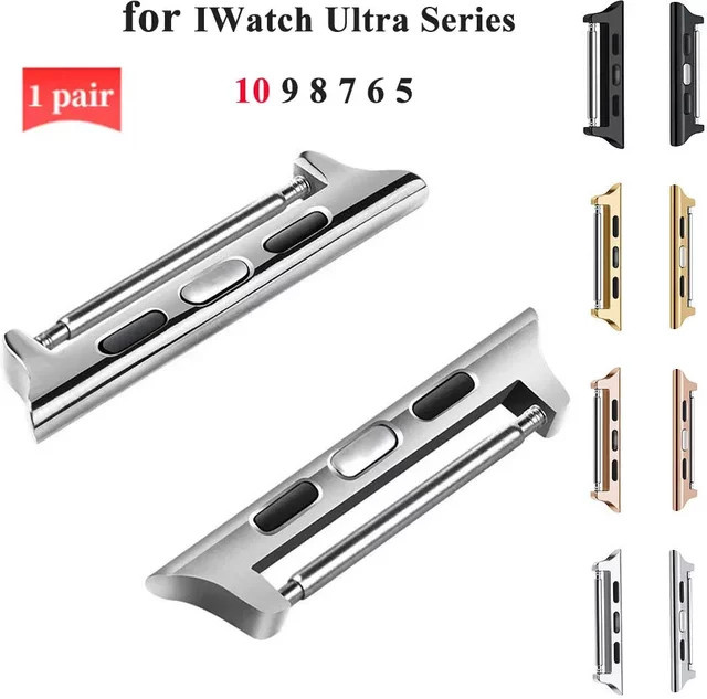 FancyWrist Armbandanschluss für Apple Watch, Edelstahl, Silber, Unisex - Bild 1