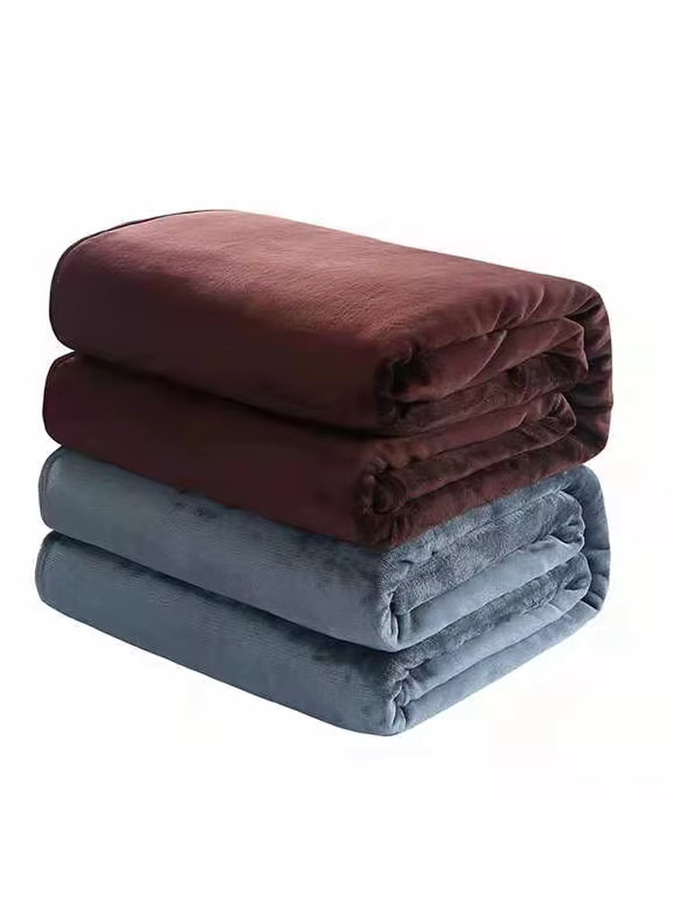 JAGDAMBE Flanell-Decke in Pink, superweich und leichtgewichtig für Bett, Couch oder Reise - Bild 6